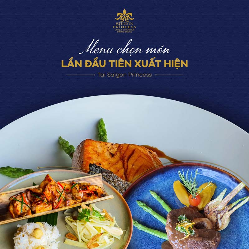 Brand new A là carte menu at Saigon Princess