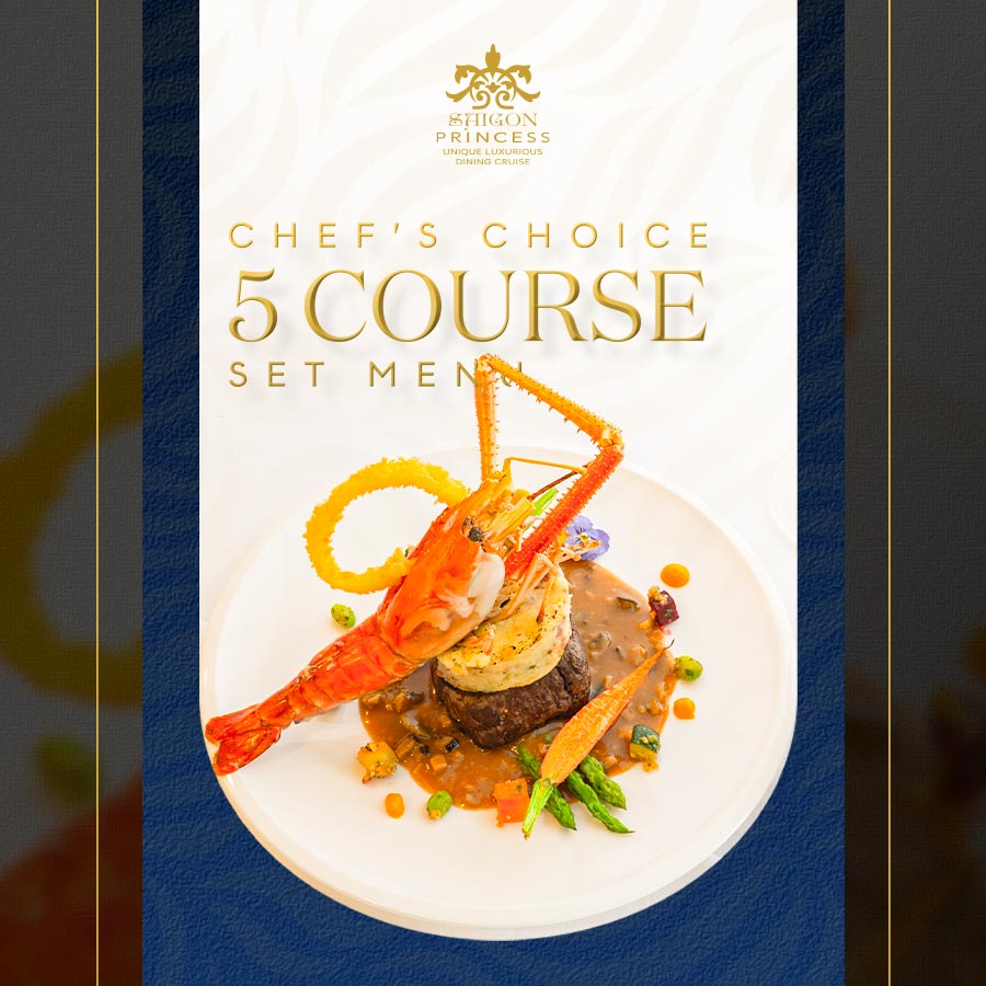 The perfect choice for a special dinner - Chef's choice set menu