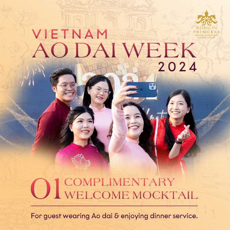 Joining the Vietnam Ao dai week 2024 with Saigon Princess