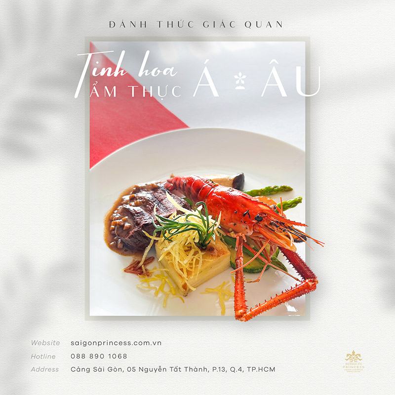 Excite your senses with Asian - European cuisine