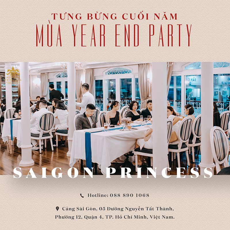 Celebrating YEAR-END party at Saigon Princess