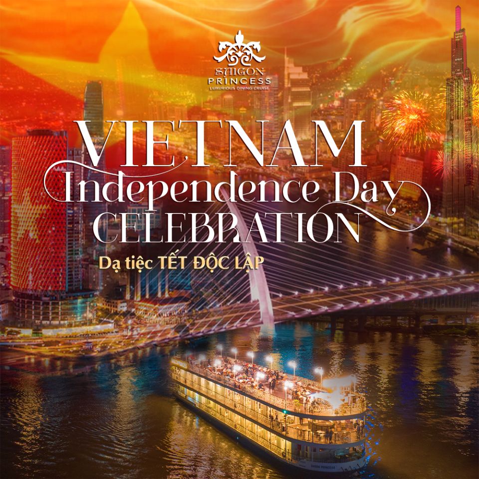 Celebrate Vietnam National Day with the Best Fireworks View in Ho Chi Minh City – A Luxurious Dining Cruise Aboard Saigon Princess
