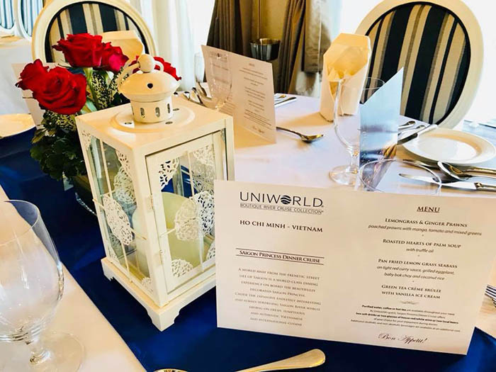 Welcome UNIWORLD valuable guests on board