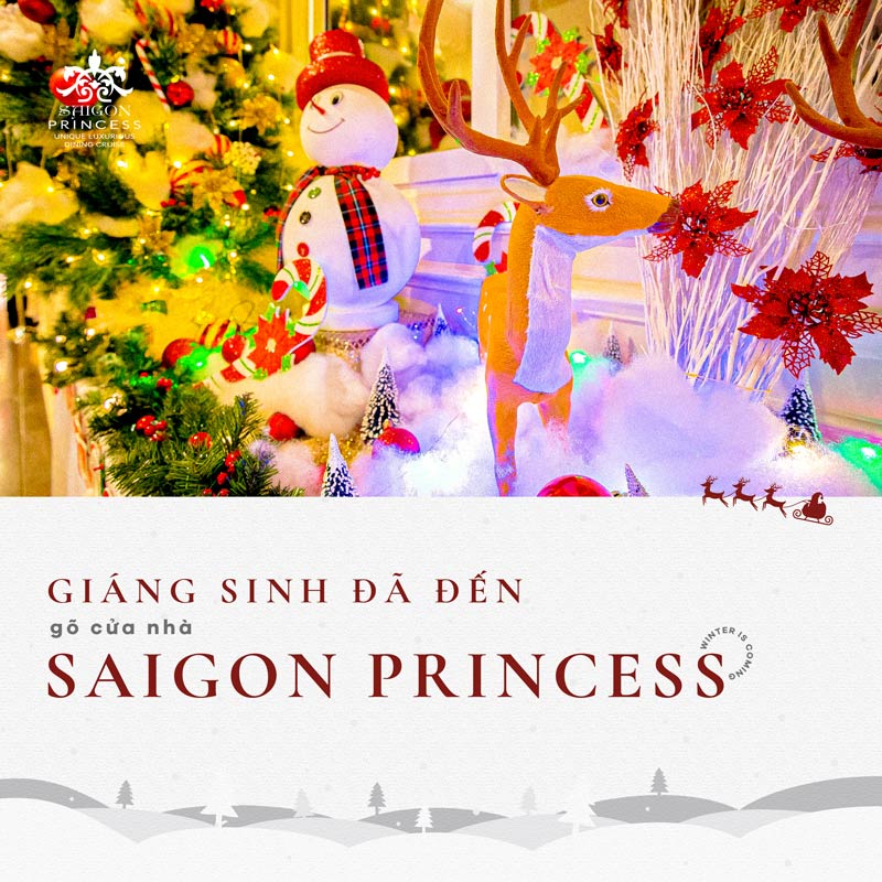 Christmas already at the door of Saigon Princess