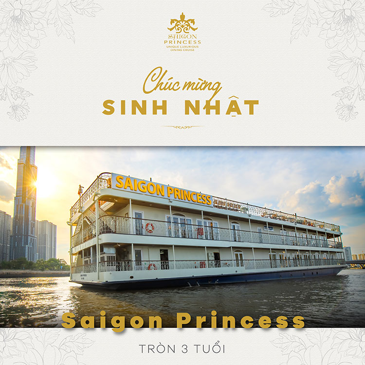 Happy the third birthday of Saigon Princess